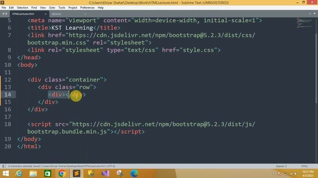 Bootstrap CSS Grid Row & Col Class Tutorial in Hindi / Urdu смотреть онлайн