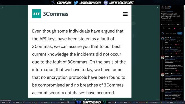 Binance vs 3Commas! API Keys Stolen? смотреть онлайн