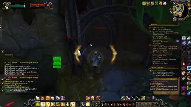 Wow Legion - World quest - Waking Nightmares смотреть онлайн