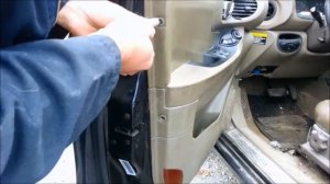 Front door panel removal - 2004 Hyundai Santa Fe