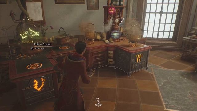 Hogwarts Legacy Room of Requirements Basics set-up for potions / plants / moonstone / fertilizer смотреть онлайн