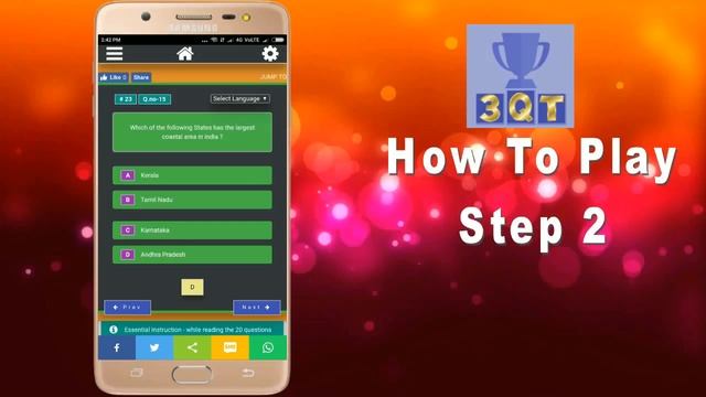 How To Play Three Questions Thrill Facebook Quiz Contest смотреть онлайн