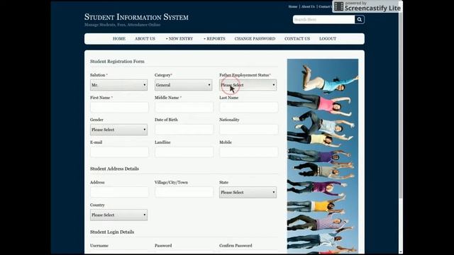JSP, Java Project on Student Information System with MySQL Database. смотреть онлайн
