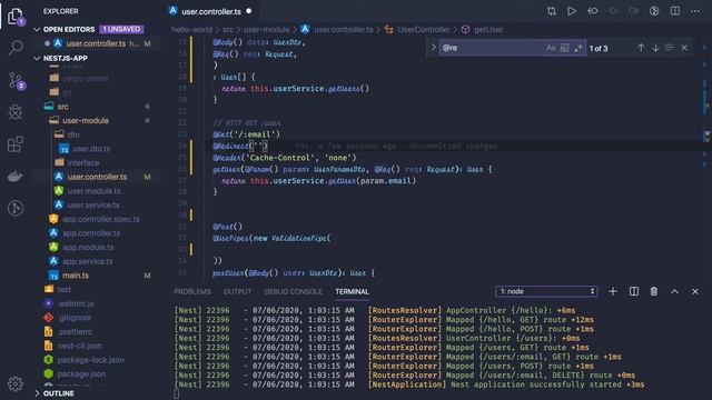 NestJS Writing Controllers #07 смотреть онлайн