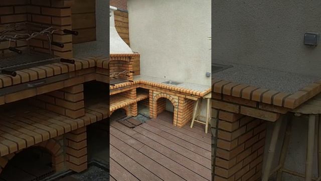 BARBECUE EN BRIQUE D'ANGLE AVEC ÉVIER CE7020B! Exclusive My Barbecue! смотреть онлайн