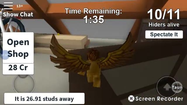 He doesn't move | Roblox Hide And Seek Extreme смотреть онлайн
