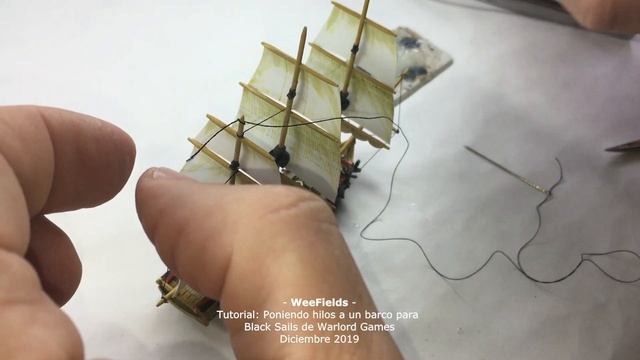 TUTORIAL: Poner hilos a Barcos - BLACK SEAS - WARLORD GAMES смотреть онлайн