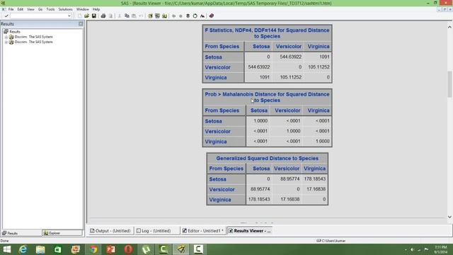 Discrimnant Analysis in SAS with PROC DISCRIM смотреть онлайн