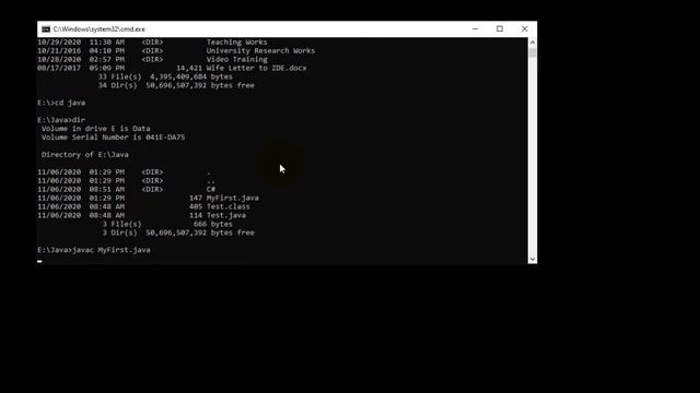 Chapter 01 - 01: Creating your first program in Java смотреть онлайн