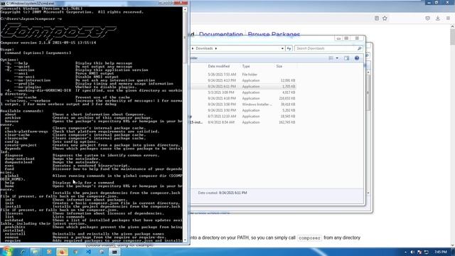 2 Installing Composer for PHP on Windows смотреть онлайн