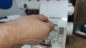 Оверлок Jaguar делает пропуски, регулировка петлителей