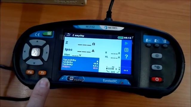 EUROTEST XC - impedance smyčky смотреть онлайн