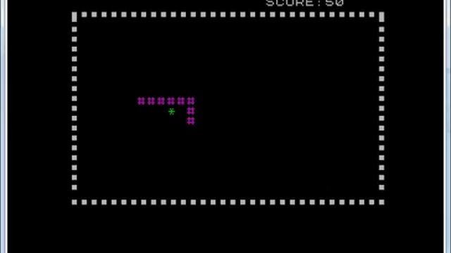 ZX Spectrum - BASIC - Snake Game - Fast смотреть онлайн