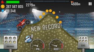 Hill Climb Racing 1 - Big Finger (BIG WHEELS) on ARENA Walkthrough Gameplay