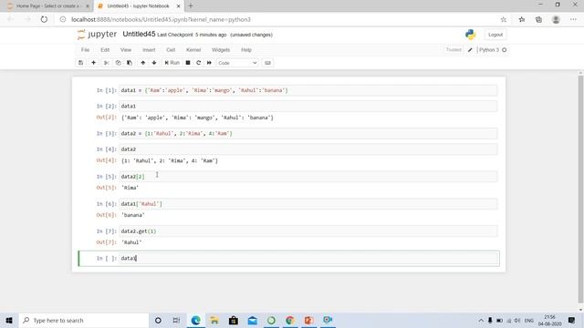 Python Dictionary смотреть онлайн