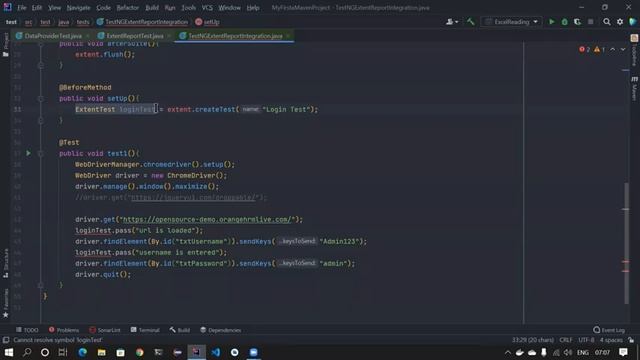 Part 22 Extent Report TestNG Integration Excel Reading смотреть онлайн