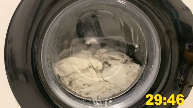Звук стиральной машины Samsung EcoBubble (стирка белья 1 час) смотреть онлайн