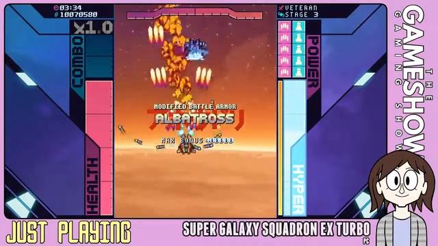 Just Playing: SUPER GALAXY SQUADRON EX TURBO (Pt. 1 of 2) смотреть онлайн