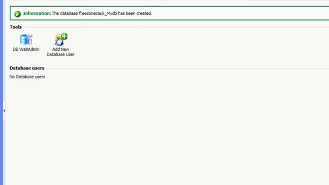 How to create MS/MYSQL Database for your domain. смотреть онлайн