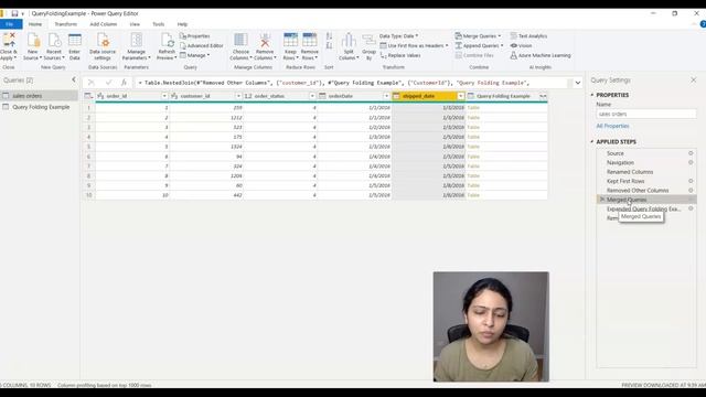 How to improve the performance of Power BI report | Query folding | Power BI tutorial for beginners смотреть онлайн