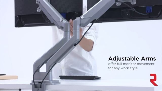 Flexa Pro Series Heavy-Duty Gas Spring Monitor Arm смотреть онлайн