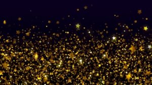 Shimmering Gold Stars - Free Stock Video Background Loop