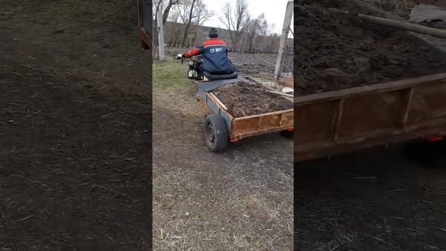 Тележка на мотоблок с подвеской от БМВ е-30 смотреть онлайн