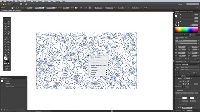 How To Create a Contour Map Effect with Photoshop & Illustrator смотреть онлайн