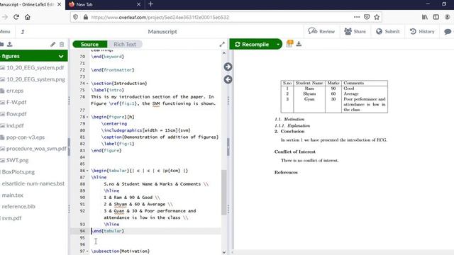 How to create Table in Latex смотреть онлайн