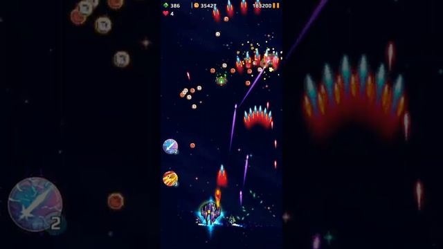 Galaxy Shooter - Falcon Squad / level 56 boss смотреть онлайн