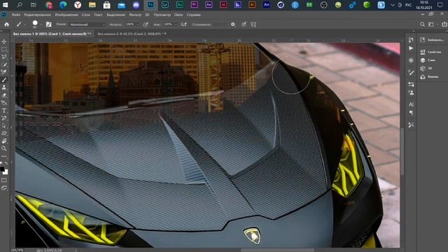 КАК ВСТАВИТЬ КАРТИНКУ В КАРТИНКУ В ФОТОШОПЕ / ОБУЧАЛКА смотреть онлайн