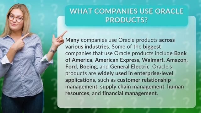 What companies use Oracle products? смотреть онлайн