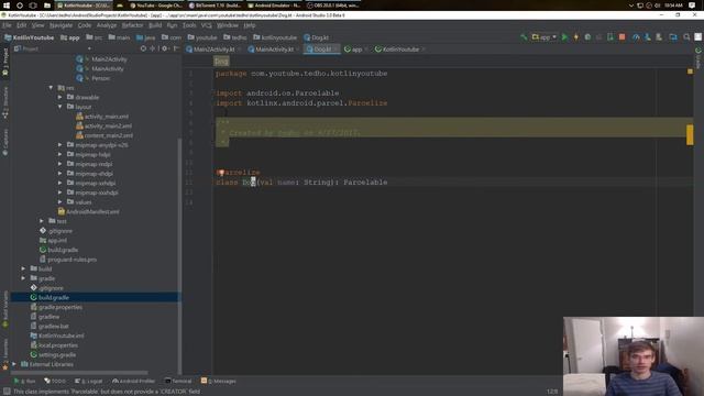 Android Kotlin 1.1.4: @Parcelize смотреть онлайн