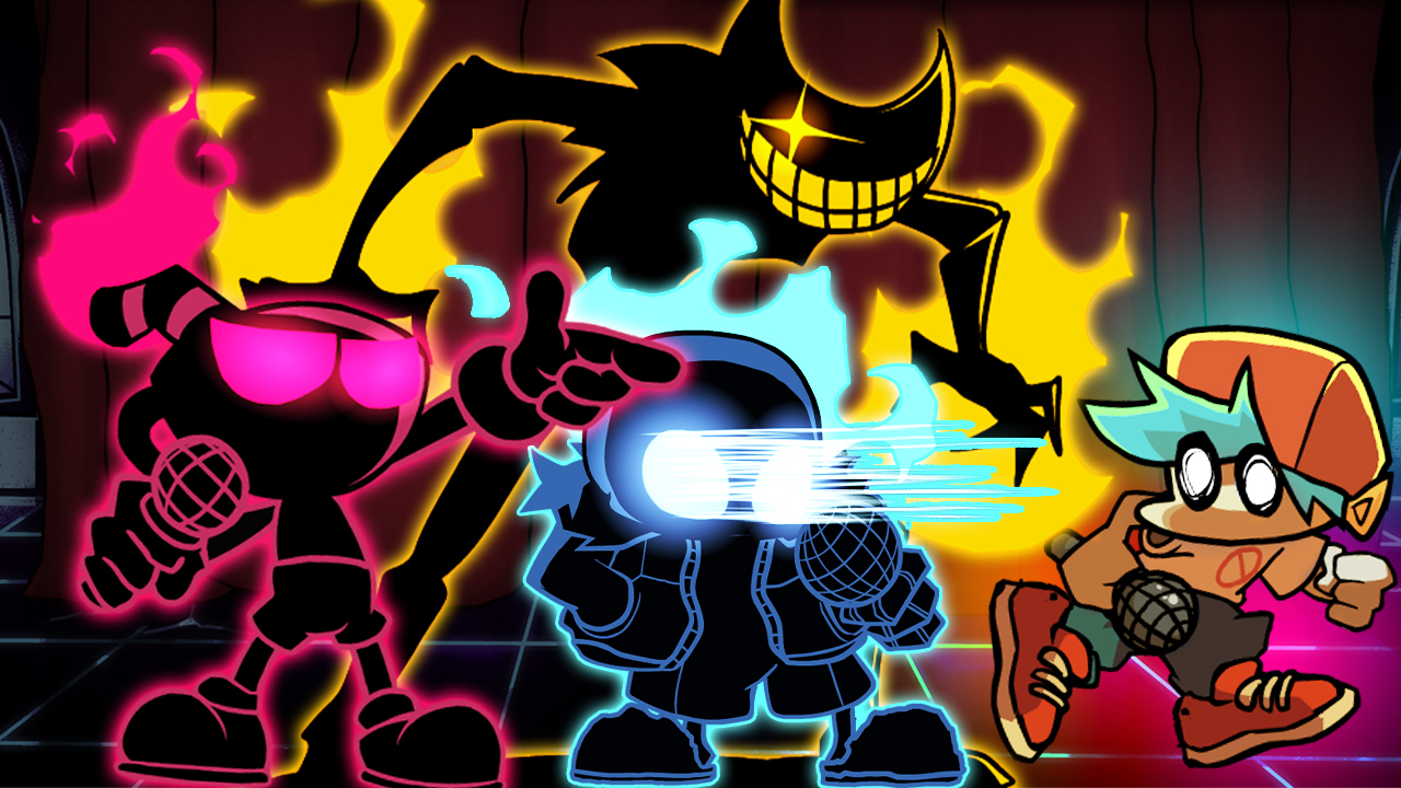 КОШМАРНЫЕ КАПХЕД, САНС И БЕНДИ, А ЕЩЕ САНЕС И ГУСЬ ПРОТИВ БОТПЛЕЯ ► Friday Night Funkin' Indie Cross смотреть онлайн