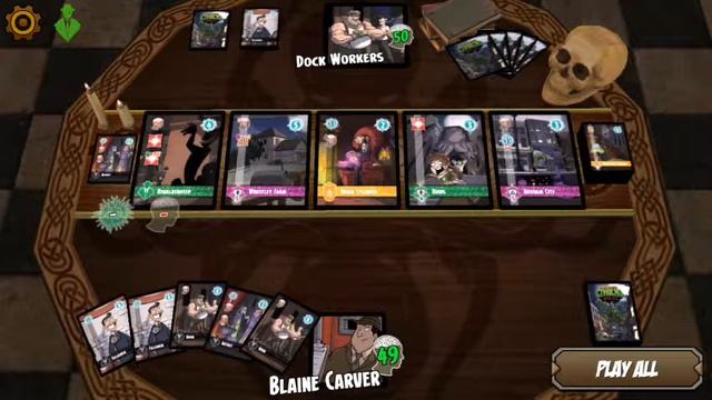 Cthulhu Realms (by White Wizard Games) - card game for android and iOS - gameplay. смотреть онлайн