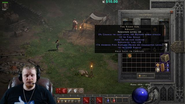 D2R Unique Items - The Rising Sun (Amulet) смотреть онлайн
