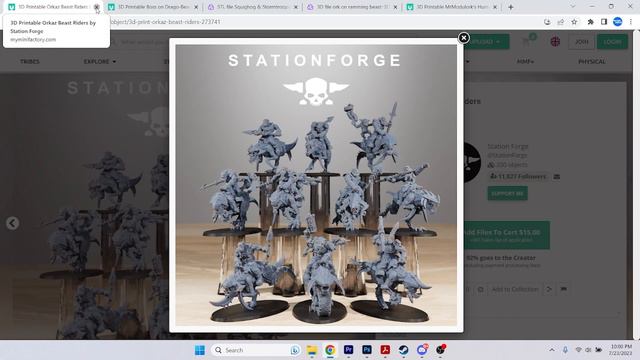 Squighog Boyz Warhammer 40k 3D Printed Model Spotlight смотреть онлайн