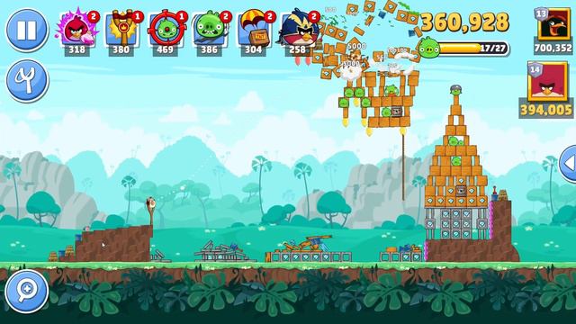 Angry Birds Friends Level 4 Tournament 1084 three stars NO POWER-UP walkthrough 2022-05-21 смотреть онлайн