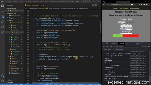 JavaScript403-React.js-Pour ne plus avoir un caractère de retard dans formData à cause de useState смотреть онлайн