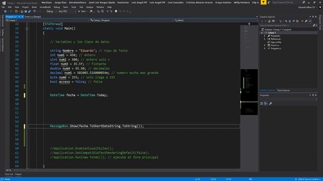 Como guardar una fecha en una variable? - DATETIME | Desarrollo en CSharp (C#) #8 смотреть онлайн