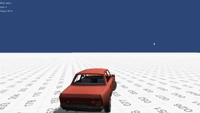 Truss Physics For Unity3D. RedCar Demo 01. WIP