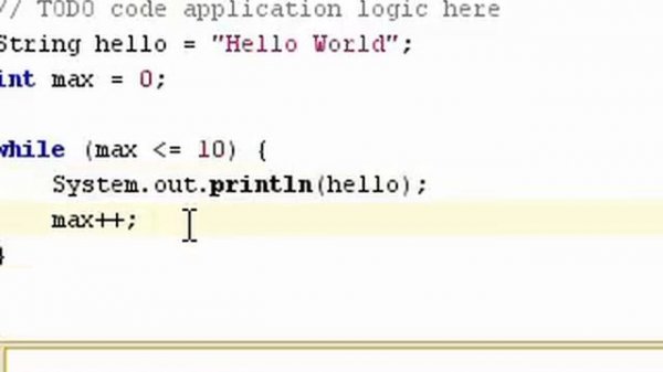 Java 05: While & For Loops Statements
