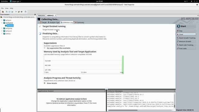 Debugging memory leaks errors using Intel Inspector смотреть онлайн