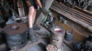 центробежное литье алюминия  металлический кокиль к двигателю Архимедыч   парамотор   своими руками