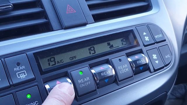 Переделка °f в °С Хонда Одиссей 2005-2010 смотреть онлайн