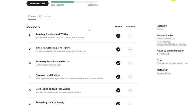 Learn pandas in 4 hours with this great (free) Kaggle course. Python for Data Science смотреть онлайн