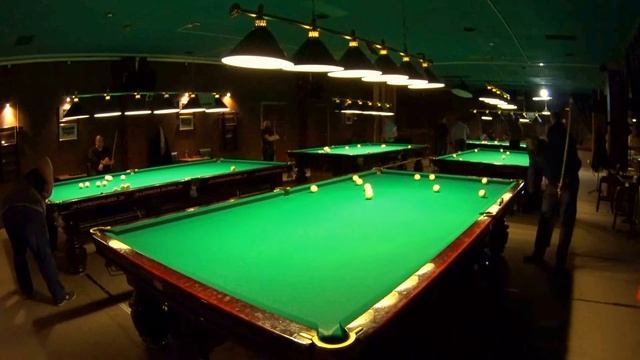 Пять свояков с кия в партии по московской пирамиде, русский бильярд смотреть онлайн