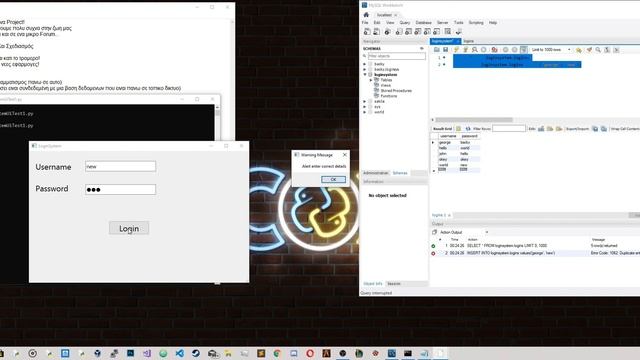 Python | Login Form With Local Database (Greek) смотреть онлайн