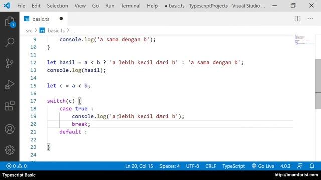 Typescript Basic 11 - Switch Case смотреть онлайн