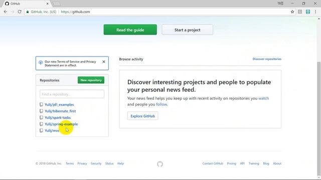 Intellij Idea import/export project to github смотреть онлайн